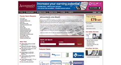Desktop Screenshot of accountancyjobsboard.co.uk