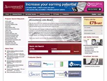 Tablet Screenshot of accountancyjobsboard.co.uk